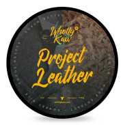 Wholly Kaw Project Leather mydło do golenia w tyglu 114g