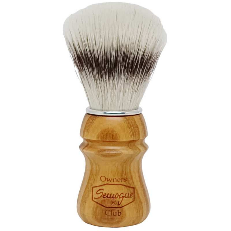 Semogue SOC Cherrywood pędzel do golenia syntetyk, uchwyt drewno wiśni