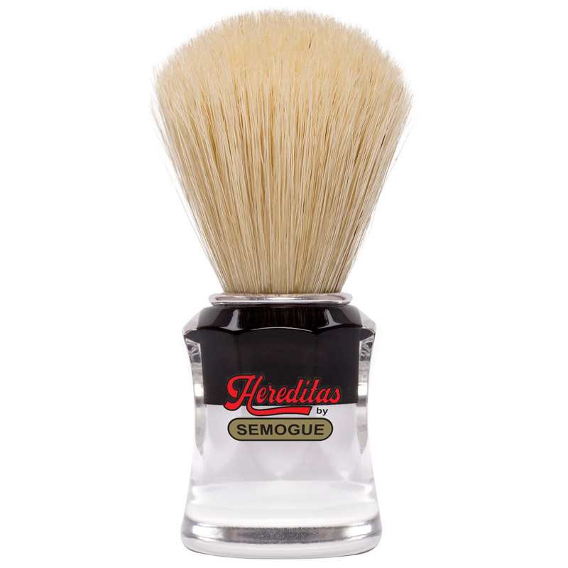 SEMOGUE 820 BLACK pędzel do golenia szczecina BEST szkło akrylowe