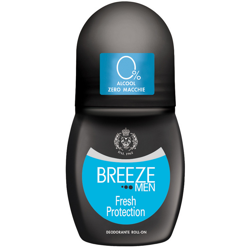 Breeze Men Fresh Protection Roll-on dezodorant kulkowy 50ml (niebieski) Breeze Men Fresh Protection Roll-on dezodorant kulkowy 50ml (niebieski)