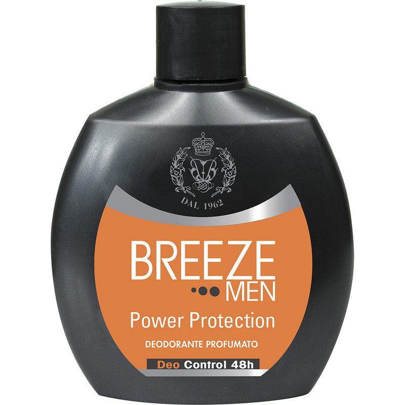 Breeze Men Power Protection dezodorant No Gas Squeeze 100ml (pomarańczowy)