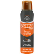 Breeze Men Power Protection dezodorant w Sprayu 150ml (pomarańczowy)