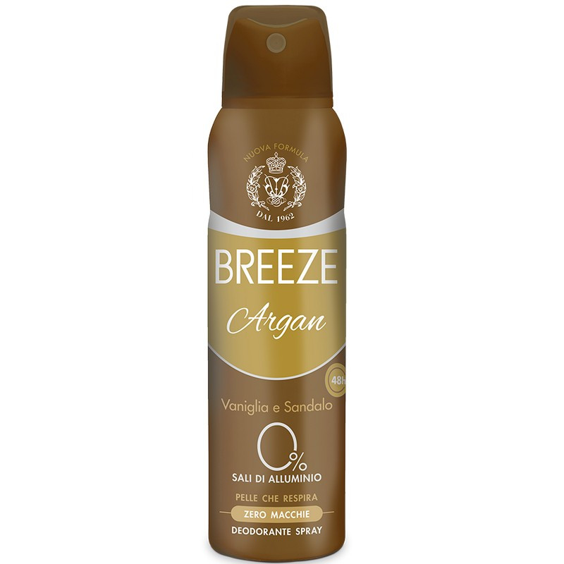 Breeze Argan zero zabrudzeń dezodorant spray 150ml Breeze Argan zero zabrudzeń dezodorant spray 150ml