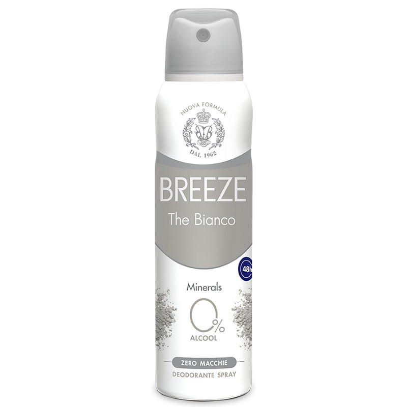 Breeze The Bianco zero zabrudzeń dezodorant spray 150ml Breeze The Bianco zero zabrudzeń dezodorant spray 150ml