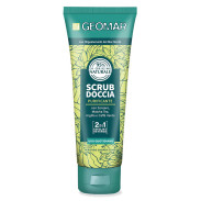 Geomar Shower Scrub Oczyszczający żel pod prysznic z peelingiem 250ml (PURIFICANTE zielony)