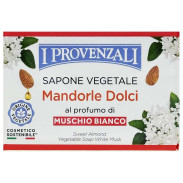 I Provenzali Mandorle Dolci Muschio Bianco białe piżmo mydło z olejkiem migdałowym 100g