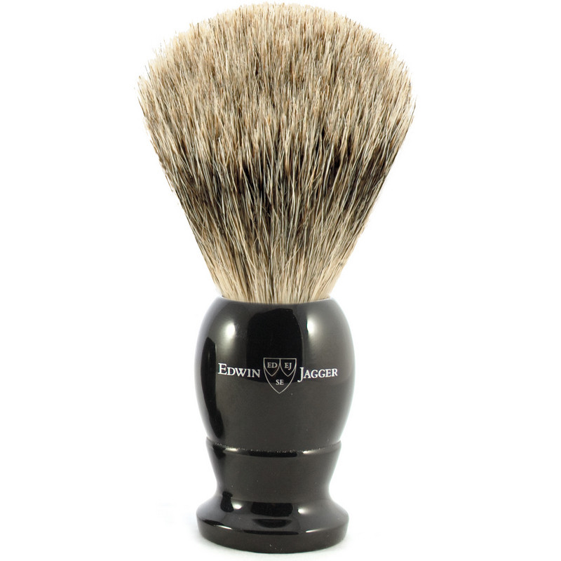 Edwin Jagger 1EJ876 pędzel do golenia borsuk BEST czarny Edwin Jagger 1EJ876 pędzel do golenia borsuk BEST czarny