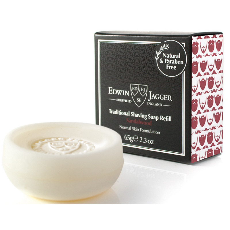 Edwin Jagger DRZEWO SANDAŁOWE tradycyjne mydło do golenia 65g Edwin Jagger DRZEWO SANDAŁOWE tradycyjne mydło do golenia 65g