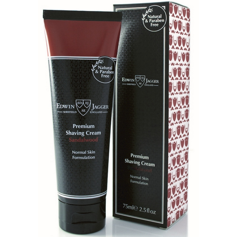 Edwin Jagger Premium SC DRZEWO SANDAŁOWE krem do golenia w tubce 75ml Edwin Jagger Premium SC DRZEWO SANDAŁOWE krem do golenia w tubce 75ml