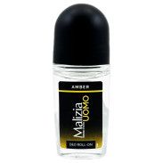 Malizia Uomo AMBER Roll-on dezodorant kulkowy 50ml (szkło)