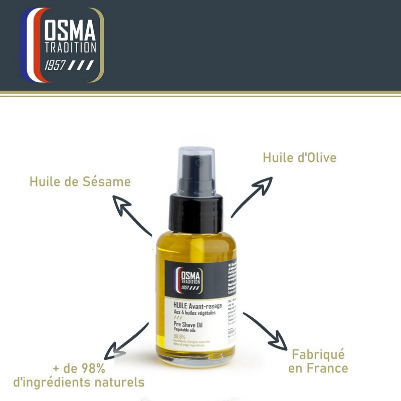 Osma Tradition Huile de Pre Rasage olejek przed goleniem 50ml Osma Tradition Huile de Pre Rasage olejek przed goleniem 50ml