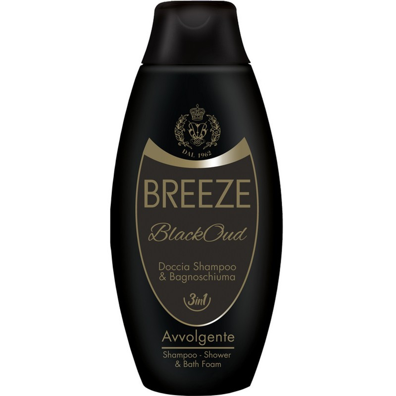 Breeze BLACK OUD 3w1 żel pod prysznic, szampon i kąpiel 400ml Breeze BLACK OUD 3w1 żel pod prysznic, szampon i kąpiel 400ml