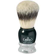 Omega 10275 pędzel do golenia naturalna szczecina czarny