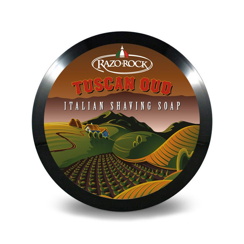 RazoRock Tuscan Oud mydło do golenia w tyglu 150ml