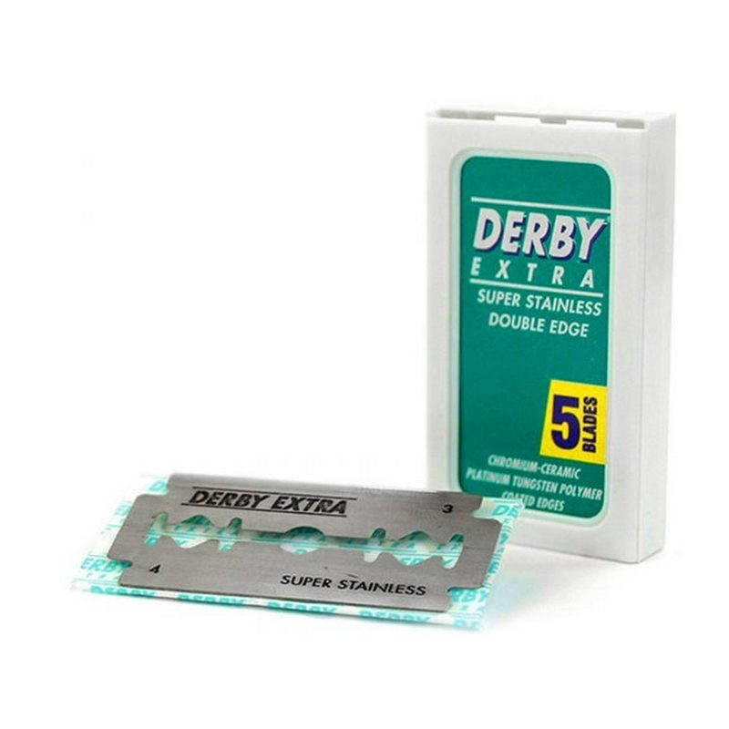 Żyletki Derby Extra (zielone) 5 sztuk Żyletki Derby Extra (zielone) 5 sztuk