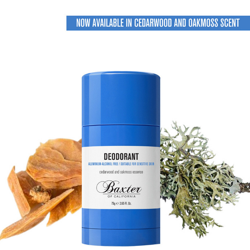 Baxter of California dezodorant w sztyfcie cedr i mech dębowy 75g Baxter of California dezodorant w sztyfcie cedr i mech dębowy 75g