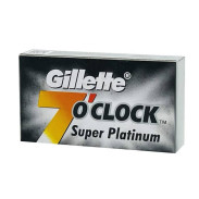 Żyletki Gillette 7 o'clock Super Platinum (czarne) 5 sztuk