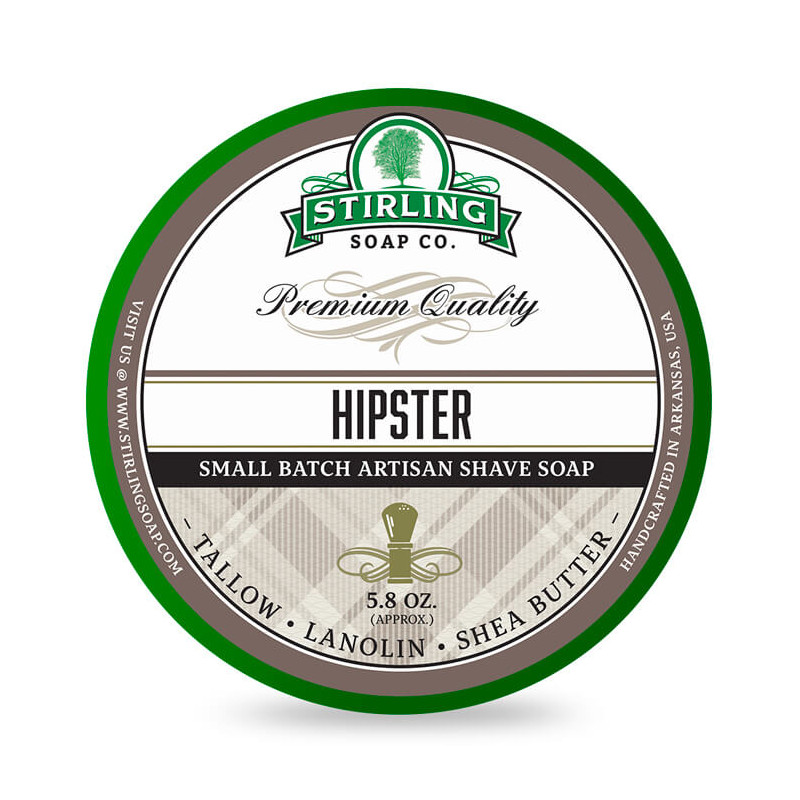 Stirling Hipster mydło do golenia w tyglu 170ml Stirling Hipster mydło do golenia w tyglu 170ml