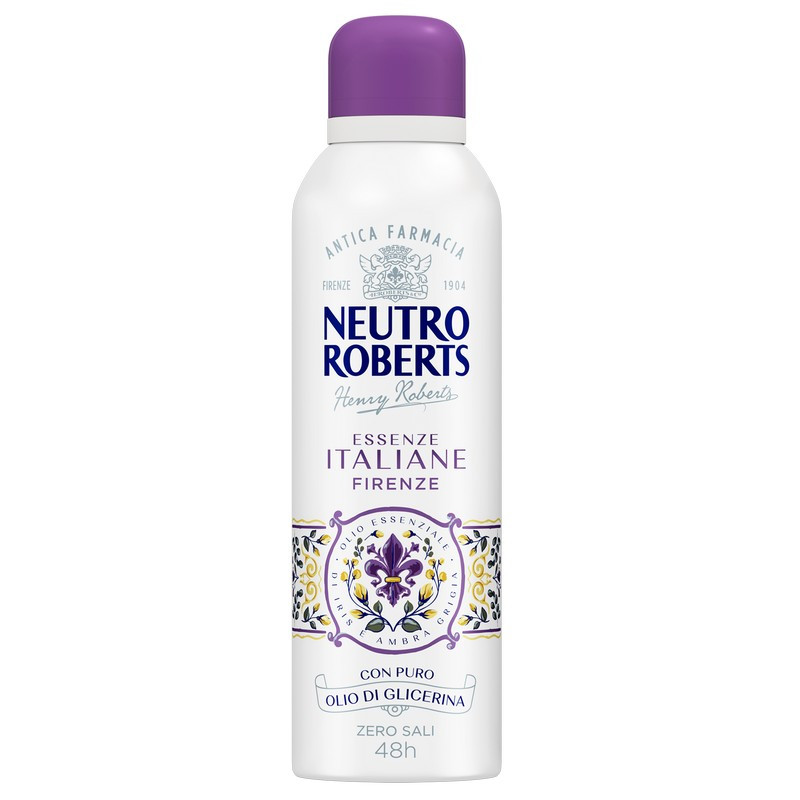 Neutro Roberts FIRENZE dezodorant spray (irys i szara ambra) 200ml Neutro Roberts FIRENZE dezodorant spray (irys i szara ambra) 200ml