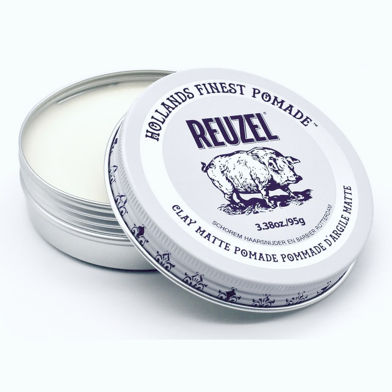 Reuzel New Duża Biała (Clay Matte) matująca glinka do włosów 95g (duża biała) Reuzel New Duża Biała (Clay Matte) matująca glinka do włosów 95g (duża biała)