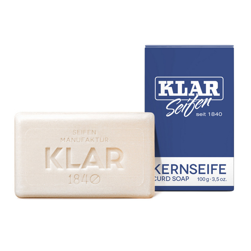 Klar Seifen Kern rdzeniowe mydło bez oleju palmowego 100g Klar Seifen Kern rdzeniowe mydło bez oleju palmowego 100g