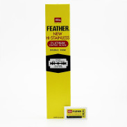 Żyletki FEATHER NEW Hi-Stainless (żółte) 200 sztuk