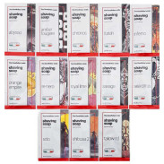 Goodfellas Smile Zestaw testowy mydeł do golenia 13 saszetek x 5ml