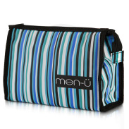 men-u męska kosmetyczka Stripes black-green-blue