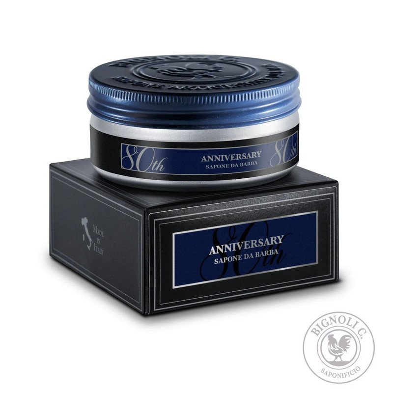 Saponificio Bignoli 80 lecie Jubileuszowe mydło do golenia w tyglu 150g