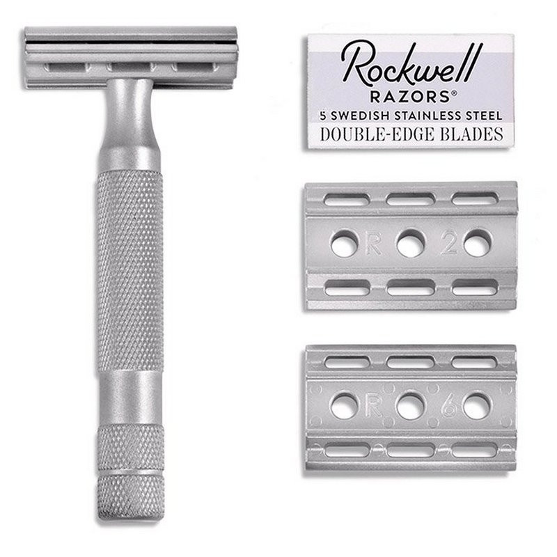 Rockwell 6S maszynka do golenia na żyletki stal nierdzewna