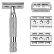 Rockwell 6C WC maszynka do golenia na żyletki jasny chrom