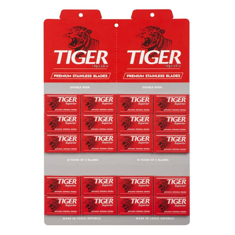 Żyletki Tiger Stainless Superior 100 sztuk