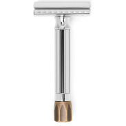 Maszynka do golenia na żyletki Merkur PROGRESS STD 500 (pokrętło antyczny mosiądz)