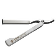 Brzytwa na wymienne ostrza DOVO SHAVETTE ALU SILVER 201087, satyna