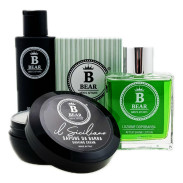 TIEMMETI B.BEAR zestaw do golenia mydło w tyglu, pre i after shave