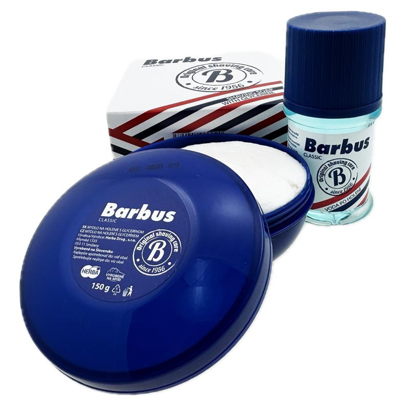 Barbus Classic DUET mydło w tyglu i woda po goleniu