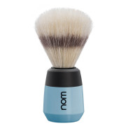 Pędzel do golenia nom MAX 41FJ, naturalna szczecina, niebieski