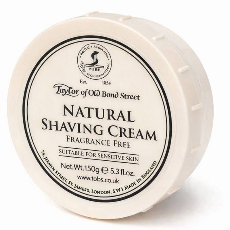 Taylor NATURAL krem do golenia do skóry wrażliwej w tyglu 150g