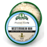 Stirling Mediterranean Man mydło do golenia w tyglu 170ml
