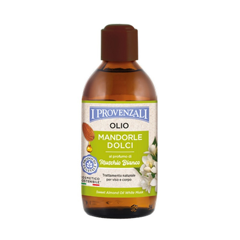 I Provenzali Olejek Migdałowy zapach Białe Piżmo (Muschio Bianco) do twarzy i ciała 200ml