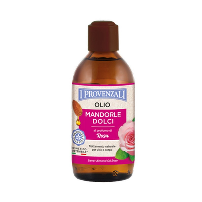 I Provenzali Olejek Migdałowy zapach Róży do twarzy i ciała 200ml