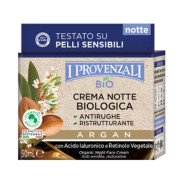 I Provenzali Organic Argan krem do twarzy na noc 50ml