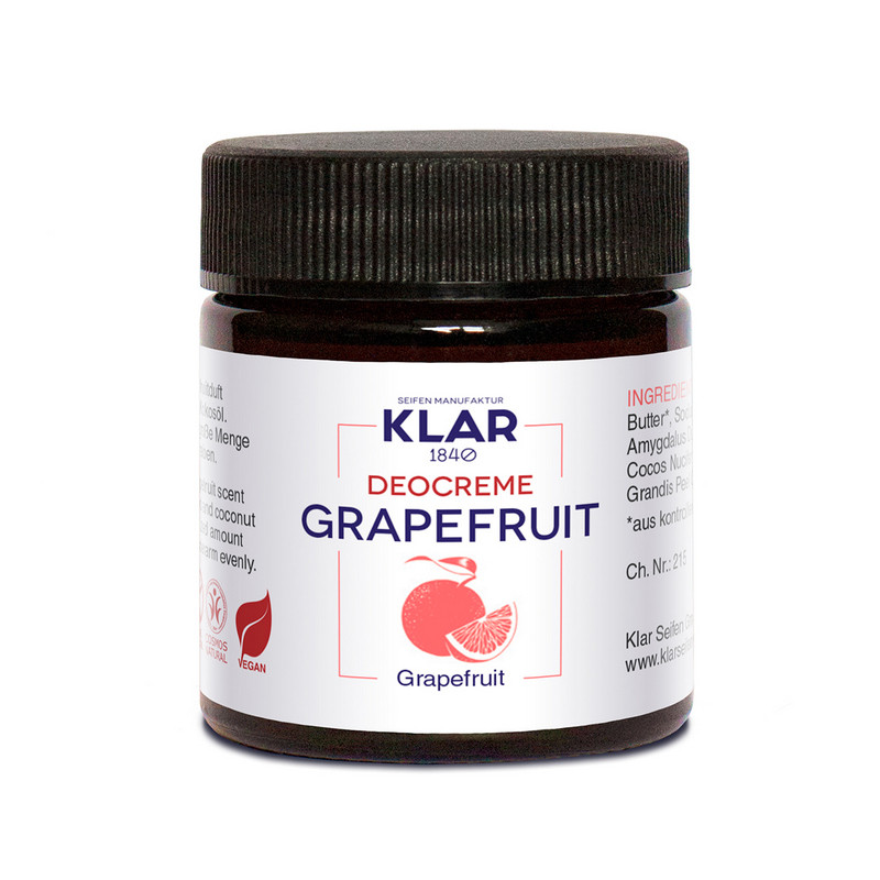 Klar Seifen Grejpfrut dezodorant w kremie 30ml