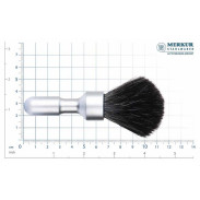 Pędzel do golenia MERKUR FUTUR, syntetyk black fibre, chrom satyna