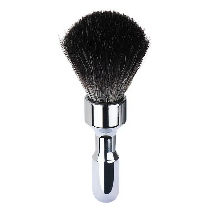 Pędzel do golenia MERKUR FUTUR, syntetyk black fibre, chrom polerowany