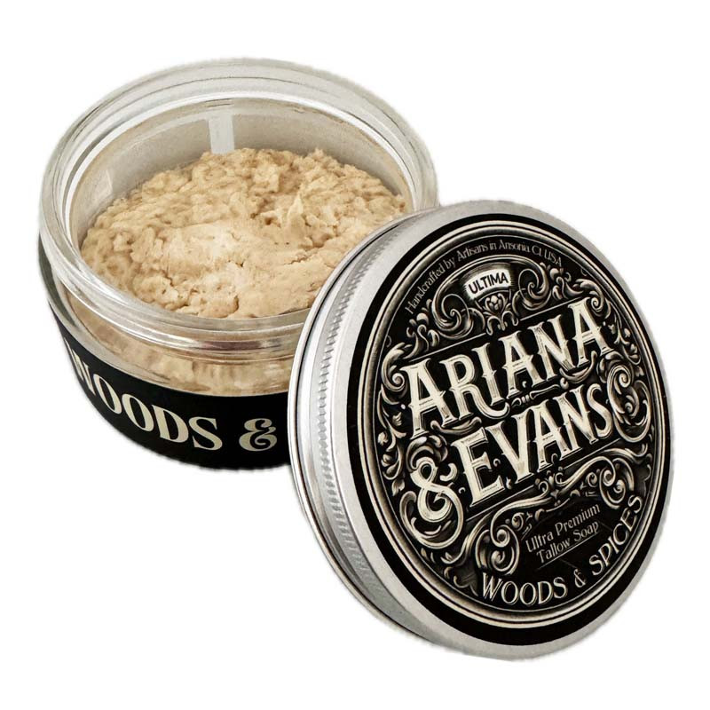 Ariana & Evans Wood & Spice mydło do golenia w tyglu 118ml