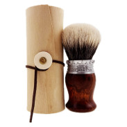 Saponificio Varesino pędzel do golenia Cocobolo, górski biały borsuk (two band)