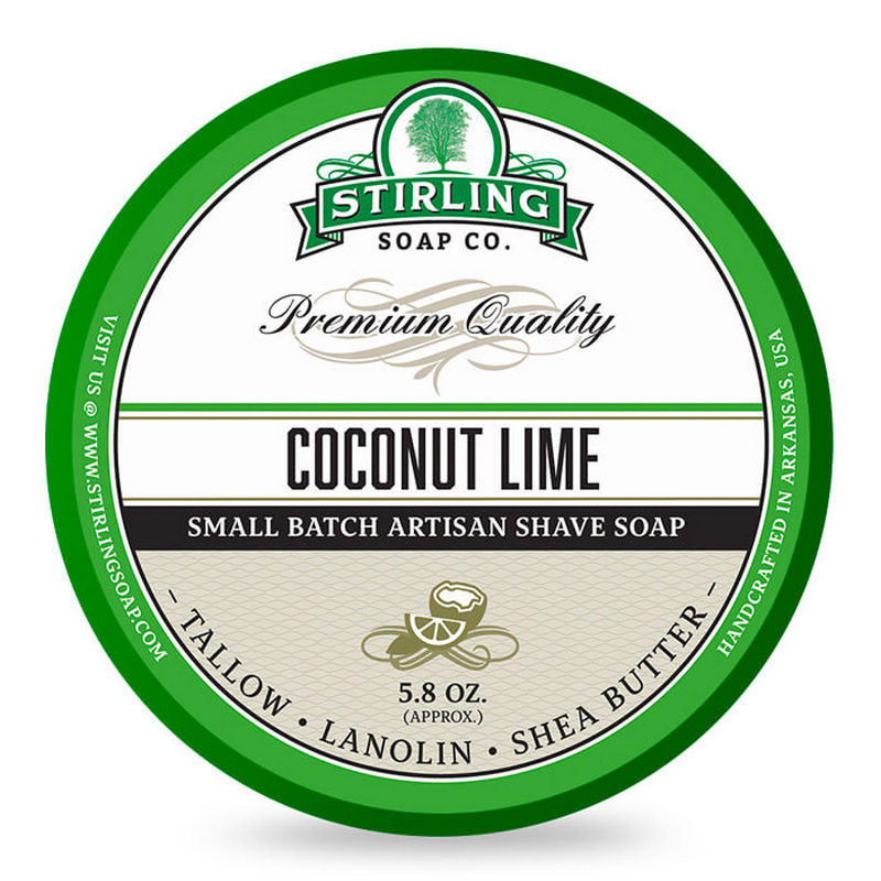 Stirling Coconut Lime mydło do golenia w tyglu 170ml