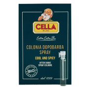 Tester zapachu Cella BIO Aftershave (zielone)