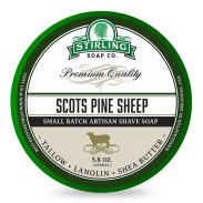Stirling Scots Pine Sheep mydło do golenia w tyglu 170ml